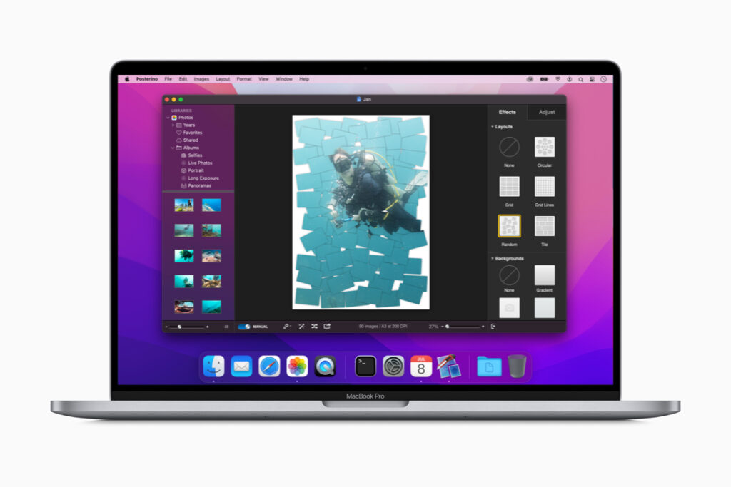 Posterino on macOS Monerey